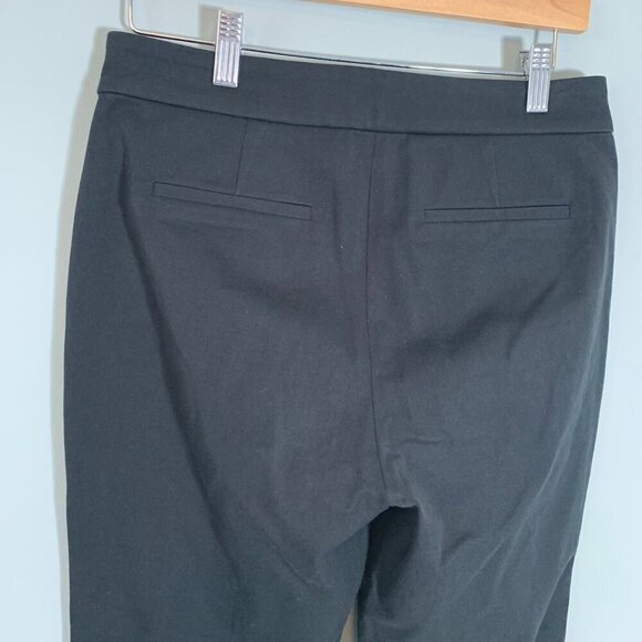 J. Crew black Kelsey flare pant cotton stretch crop length casual career pants - Picture 6 of 11